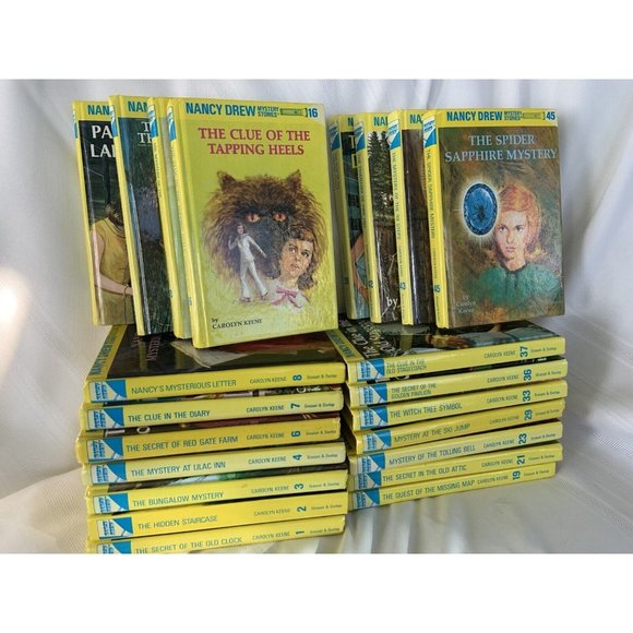 Lot of 22 Nancy Drew Mystery Glossy Flashlight Series (#1-45 Assorted) - Picture 2 of 7